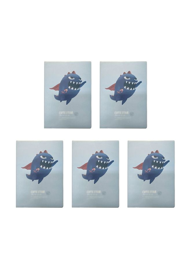 XIANGYU 5-Piece B5 Rubber Sleeve Notebook Cute Painting Style 160pages Notepad Hard Cover - Image 1
