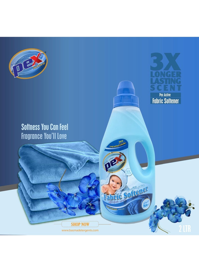 Pex active Fabric Softner Blue 2 Ltr - Image 2