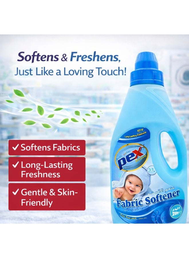 Pex active Fabric Softner Blue 2 Ltr - Image 3
