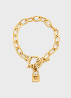 ELLA Lock Charm Chain Bracelet  - Image 1
