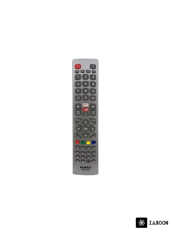 Zaboon Universal remote control HUAYU RM-L1589 (SHARP Aquos), Netflix, Youtube - LCD/LED TV