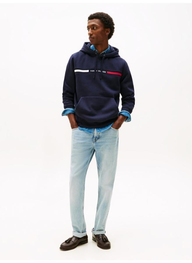 تومي هيلفيغر سترة بغطاء رأس بمدخل للصدر - Image 1