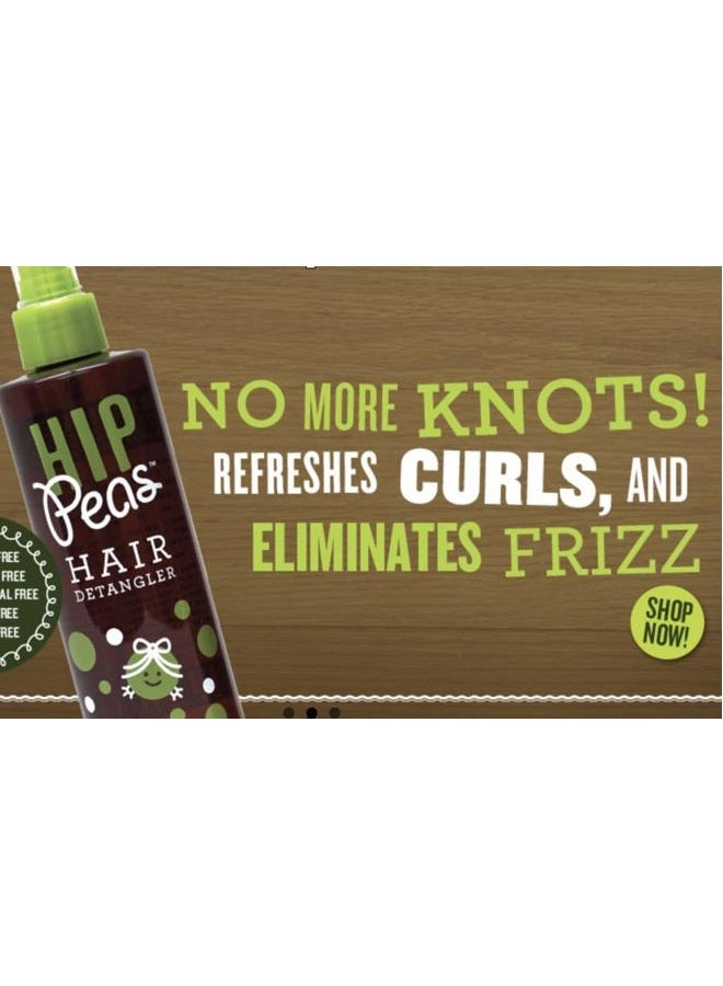 Hip Peas Detangler Leave-In Conditioner Spray For Kids, Wet or Dry Hair, No Tangles, Easy to Brush, Clean Ingredients - Image 3