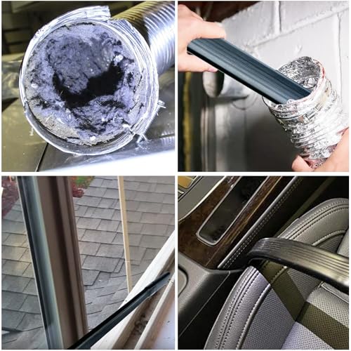 GHAMADE Flexible Crevice Tool for Dyson V7 V8 V10 V11 V15 Gen5 Cordless Vacuums - Vacuum Accessories & Attachments for Dryer Vent, Car Detailing and Corners Cleaning - Dryer Vent Cleaner Kit - Image 5