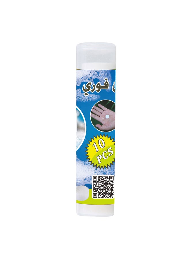 DPT Instant Soap Tablets for Trips and Travel, White  - Image 1