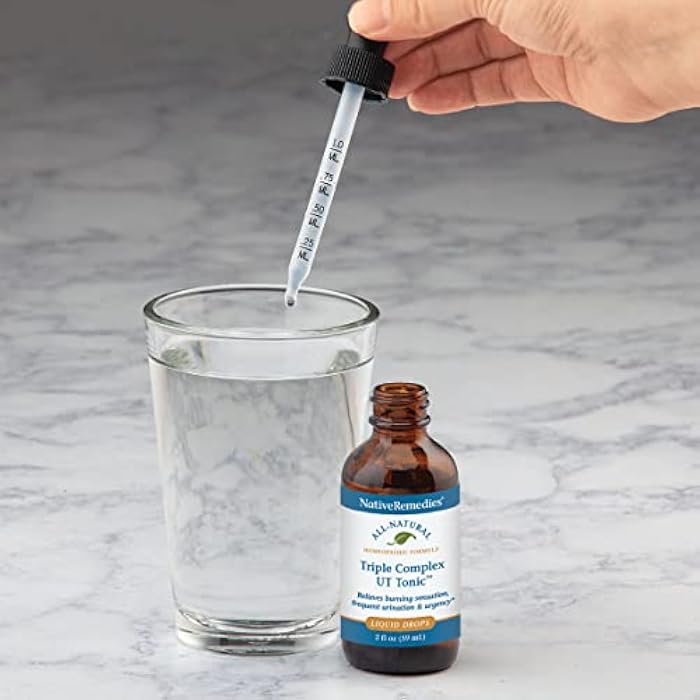 Native Remedies Triple Complex UT Tonic - Natural Homeopathic Formula to | Relieve Bladder Irritation, Burning Sensation, Frequent Urination and Urgency - 59 mL - Image 3