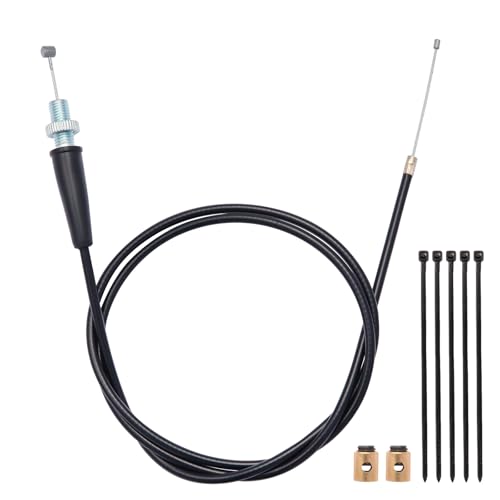 Gionfe 50 inch Throttle Cable for CT200U CT100U BT200X Mini Baja MB165 196cc 55hp MB200 200cc 65hp Pit Bike Heat Warrior MOTOVOX MBX10 MBX11 MBX12 GX160 GX200 Mini Bike 50cc 110cc 125cc Pit Dirt Bike Parts - Image 1
