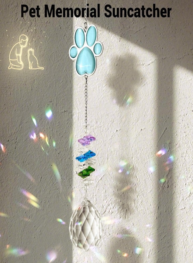 Mardili Dog Memorial Gifts for Loss of Dog,Thoughtful Dogs and Cats Remembrance Sun Catcher for Car/Window Hanging Ornament, Pet Memorial Gifts for Dogs/Cats,Pet Memorial Suncatcher - Image 3