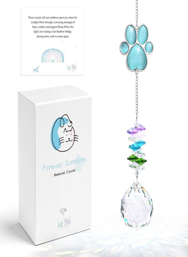 Mardili Dog Memorial Gifts for Loss of Dog,Thoughtful Dogs and Cats Remembrance Sun Catcher for Car/Window Hanging Ornament, Pet Memorial Gifts for Dogs/Cats,Pet Memorial Suncatcher - Image 1