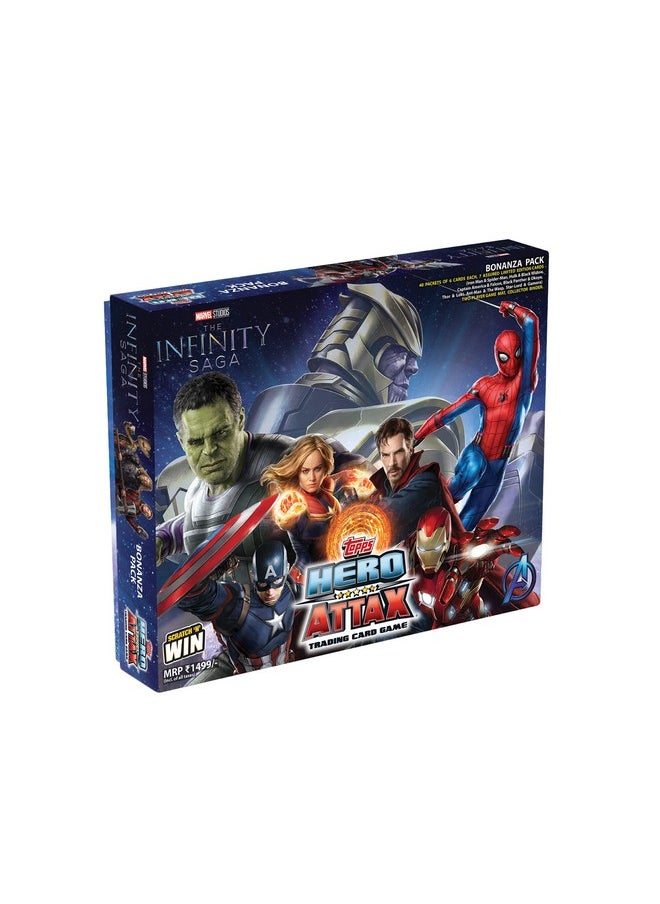 Topps Topps Marvel Hero Attax 2021 TCG Collection (Bonanza Pack) I Themed Playing Cards I Marvel Trading Cards | Marvel Cards | Marvel Playing Cards | Avengers Playing Cards | Avengers Cards  - Image 2