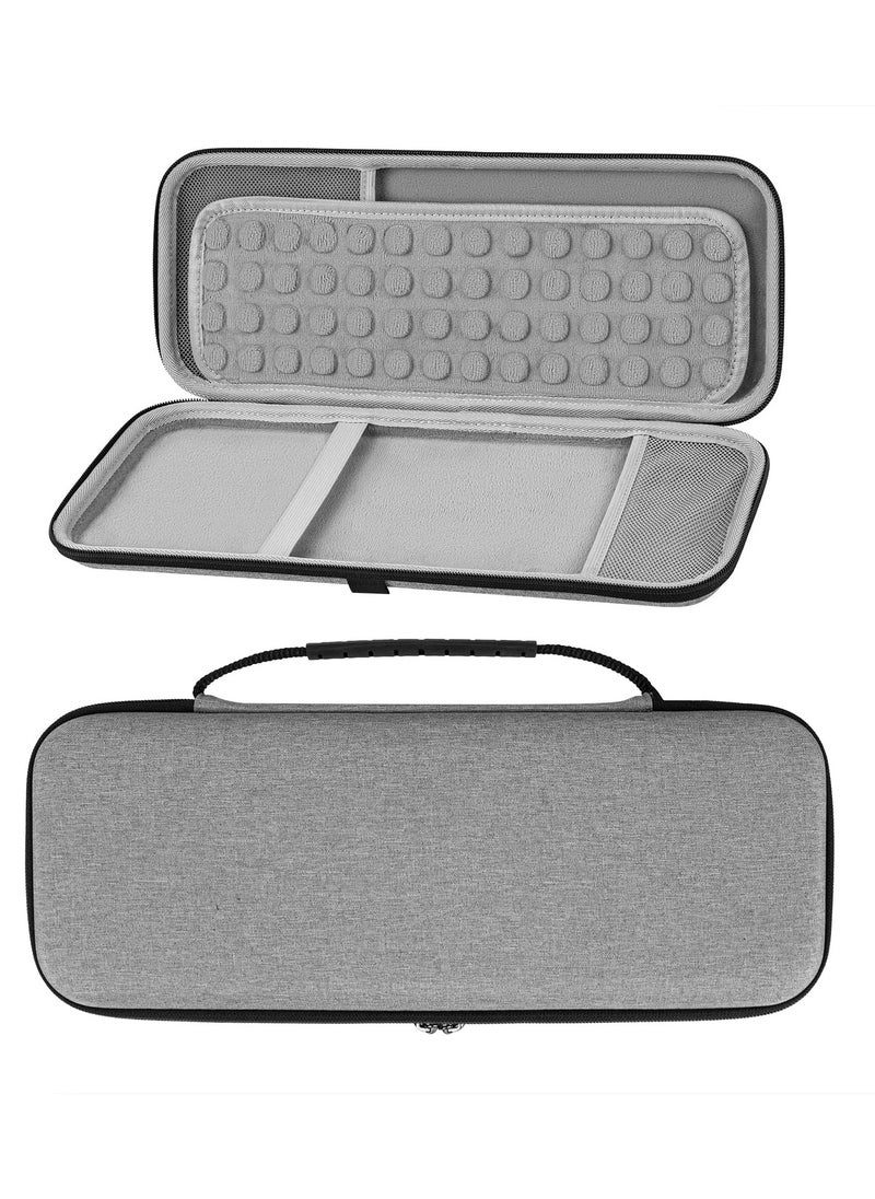 erorex - Keyboard Carrying Case, Hard Shell Protective Travel Bag, Compatible with Apple Magic Keyboard, Apple Magic Keyboard and Apple Magic Mouse Combo Case (Light Gray) - Image 1