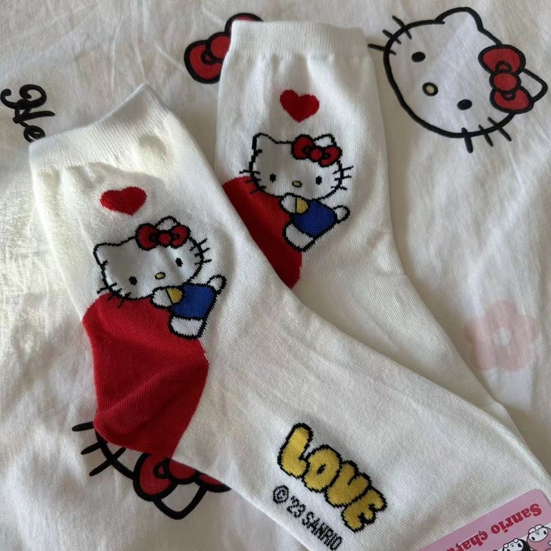 Kids Cartoon Non-Slip Mid-Calf Socks Yugui dog - Image 5