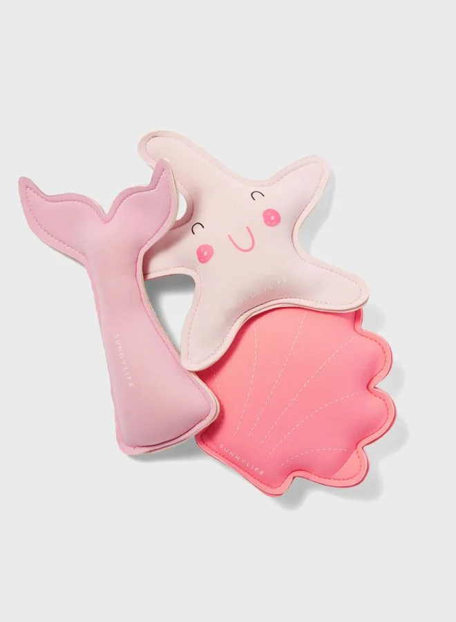 SUNNY LIFE Melody The Mermaid Dive Buddies Neon Strawberry Set Of 3