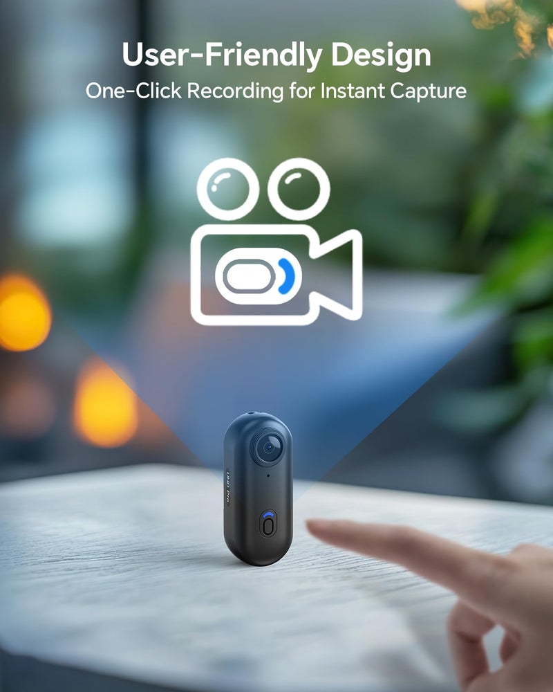 BOBLOV W4 4K Mini Body Camera, Wearable 64GB Camera with 360°Rotatable Clip & Magnetic Clip, 120 Minutes for recording, Easy to Use and Take for Lecture, Traveling, Pet Walking and Outdoors Activities - Image 5
