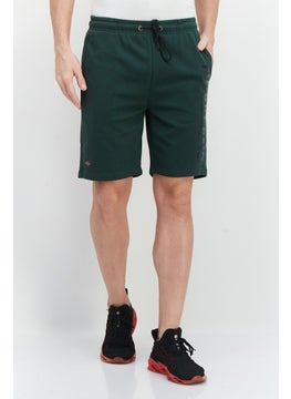 Nordland Men Regular Fit Drawstring Basic Short, Dark Green  - Image 1