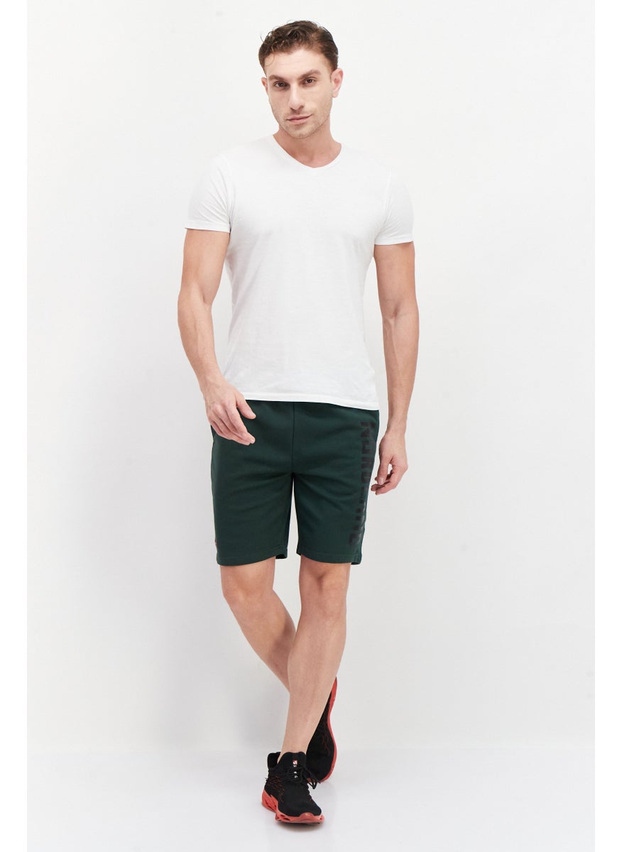 Nordland - Men Regular Fit Drawstring Basic Short, Dark Green - Image 1