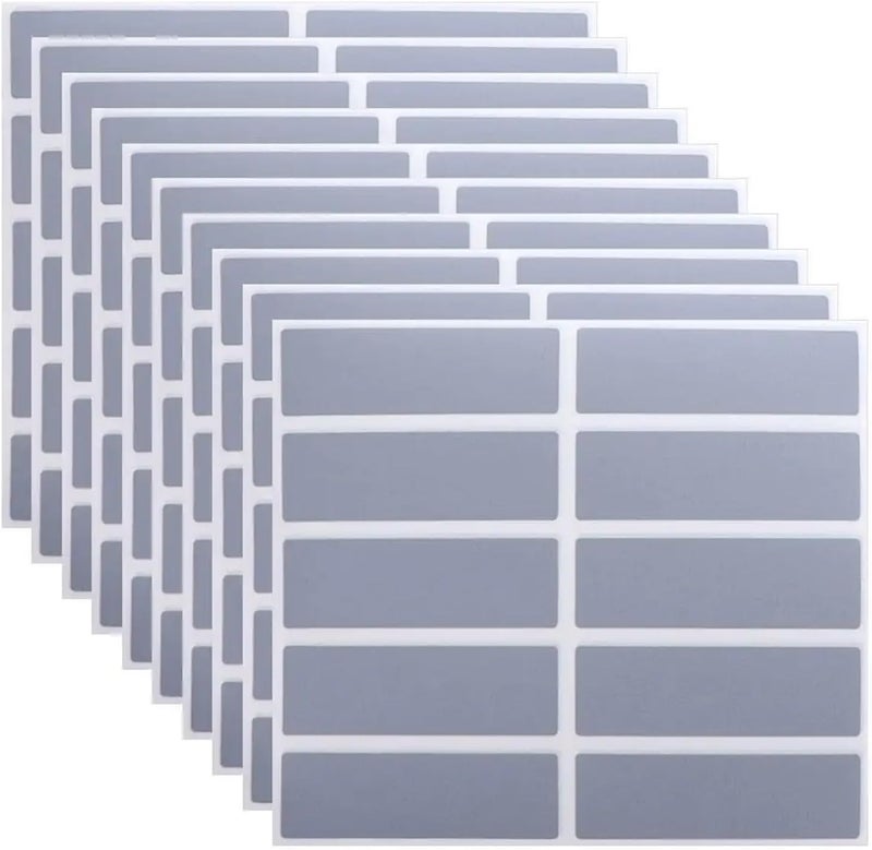 1000pcs Rectangular Scraping Stickers Scratch Cards Creative Adhesive Off Funny - Image 1