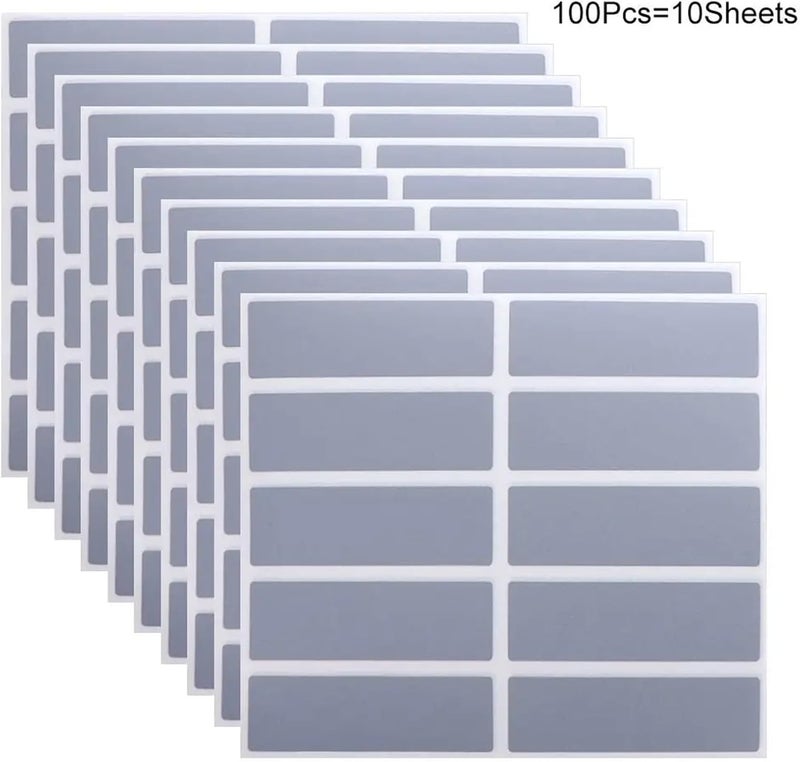 1000pcs Rectangular Scraping Stickers Scratch Cards Creative Adhesive Off Funny - Image 2