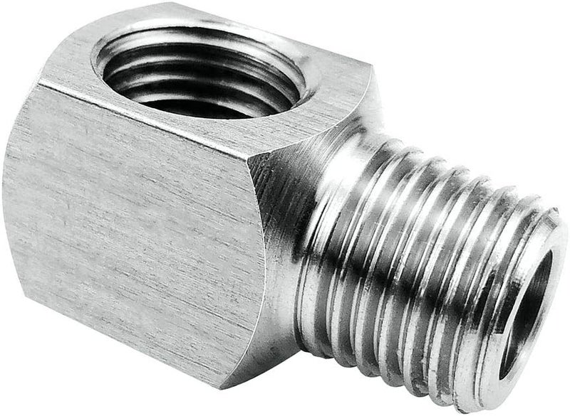 beduan Stainless Steel Cast Pipe Fittings, 90 Degree Barstock Street Elbow, 1/4" NPT Male x 1/4" NPT Female, Water Fuel Air - Image 4