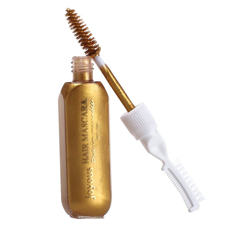 Professional Hair Dye Temporary Hair Chalk Hair Color Stick Non-toxic Salon Diy Hair Dyeing Mascara (Gold)
