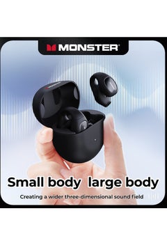Monster MONSTER Wireless Bluetooth Headset Semi-in-Ear Music Game Headset Bluetooth 5.2 White  - Image 4