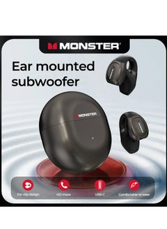 Monster MONSTER Wireless Bluetooth Headset Semi-in-Ear Music Game Headset Bluetooth 5.2 White  - Image 5