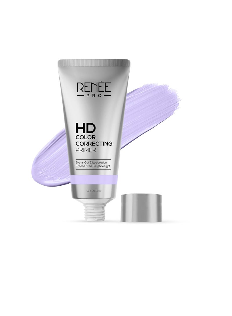 Renee RENEE PRO HD Color Correcting Primer Purple Helps Blur Pores, Spots and Fine Lines, Highly Blendable Long Lasting and Lightweight  Smoothand Even Skin Tone Enriched with Vitamin E  Lotus Extract  - Image 2
