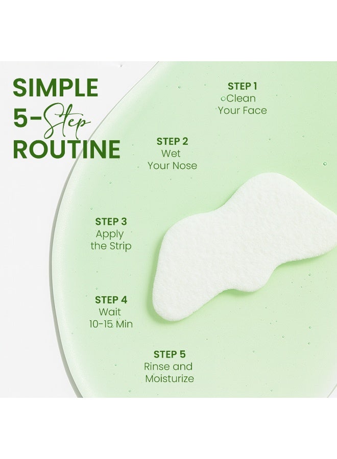 Rivaj UK Rivaj Nose Strip 6-in-1 Green Tea – Nose Care Strips for Men & Women | Oil Control | Refreshing Herbal Formula – 6 Strips - Image 3