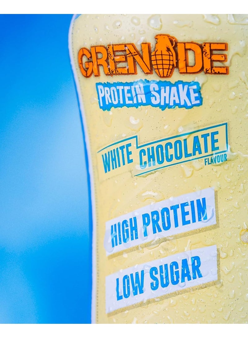 Grenade Protein Shake White Chocolate 8×330ml - Image 2