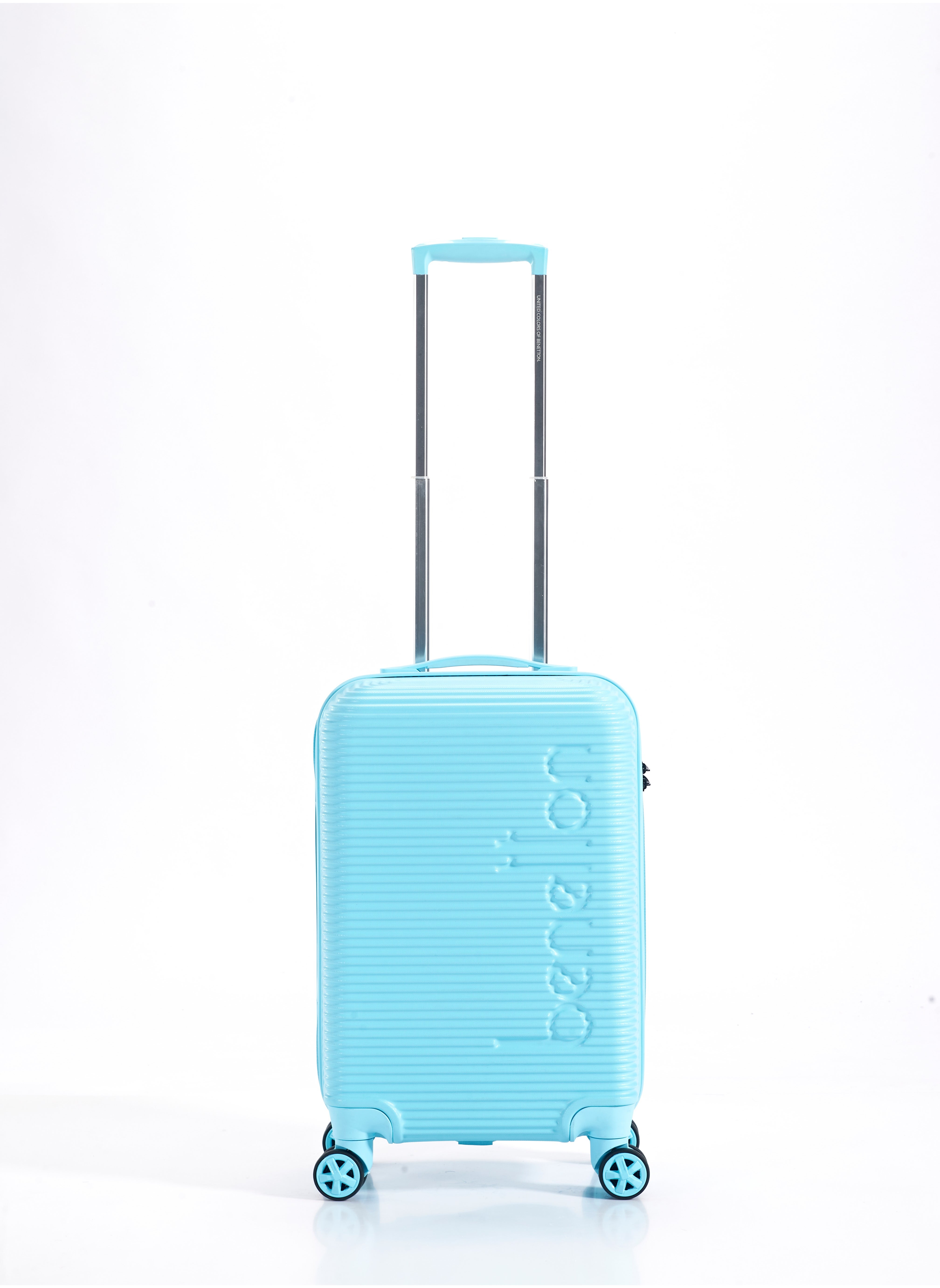 20Inch- Cabin Size Luggage with TSA Lock| Material- Acrylonitrile Butadiene Styrene| Adjustable Trolley Handle | Smooth Dual Wheels 360degree rotate| Light Blue 