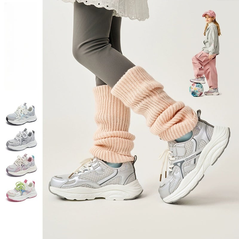 Girls' Sneaker 2025 Spring New Breathable Shoes Boys' Casual Torre Shoes Big Children'S Shoes Student Running Shoes - Image 2