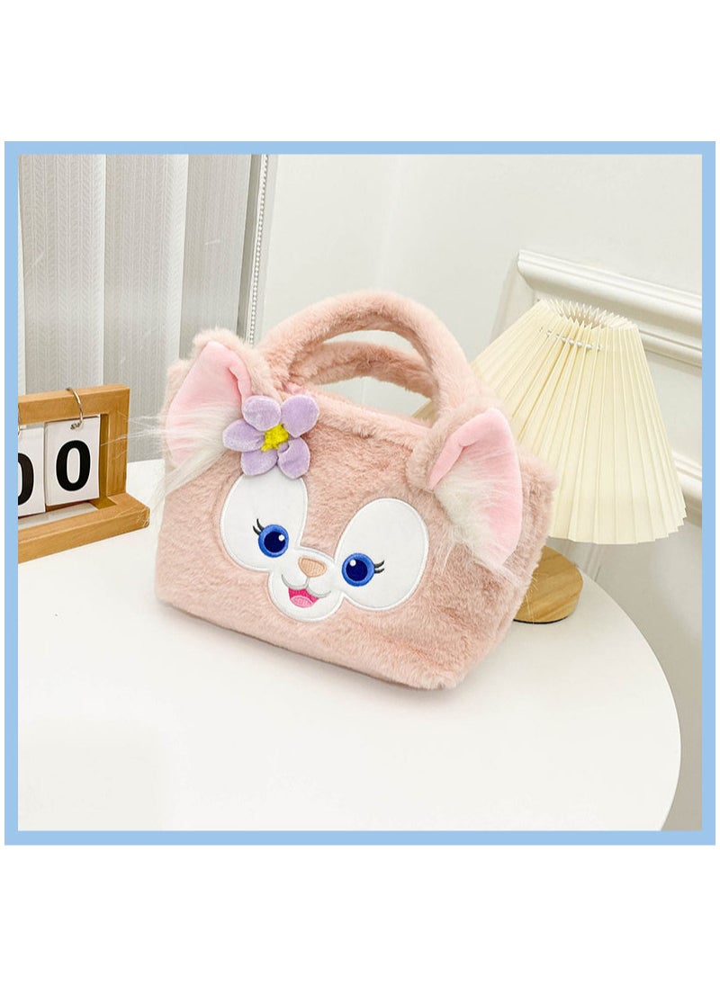AUTOYSUR Cute Girl Plush Bag Handbags,Kawaii Cute Mini Plush Animal Bag, Girl's Birthday Gift for Bookbag School Supplies  - Image 2