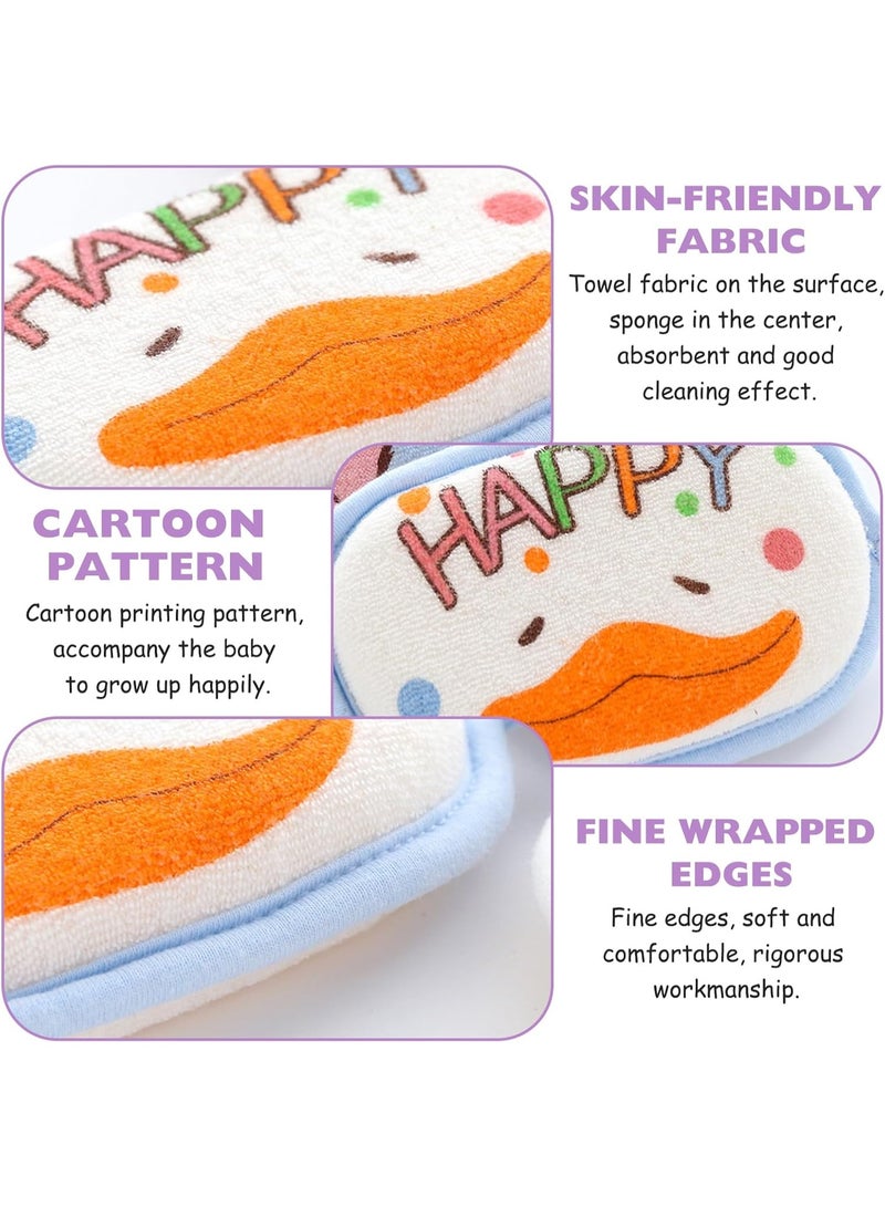 DIOTTI 4 PCS Baby Bath Sponges, Soft & Absorbent Shower Sponge Set for Newborns & Toddlers, Gentle on Delicate Skin - Image 2