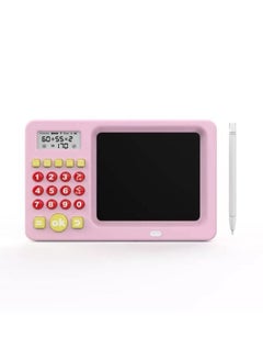 Children's maths puzzle and oral calculation training machine with writing board 2 in 1 educational toy in Pink
