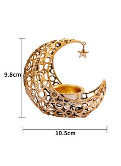 Creative Eid Mubarak Moon Shaped Candle Holder Ramadan Candlestick Home Wedding Table Decoration - pzsku/Z2FA4A4923E2B876836B5Z/45/_/1672818895/07e7e852-ffb9-41aa-9f9d-f208ef99435f