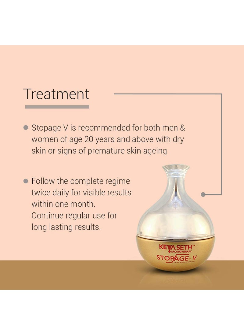 KEYA SETH AROMATHERAPY, DEVICE OF DROP Keya Seth AromatherapyStopage V  Anti Ageing Treatment Vitamins B2 B3Niacinamide B5 C E Hyaluronic Acid Alpha Arbutin Anti Ageing Night Cream For Men  Women  - Image 5