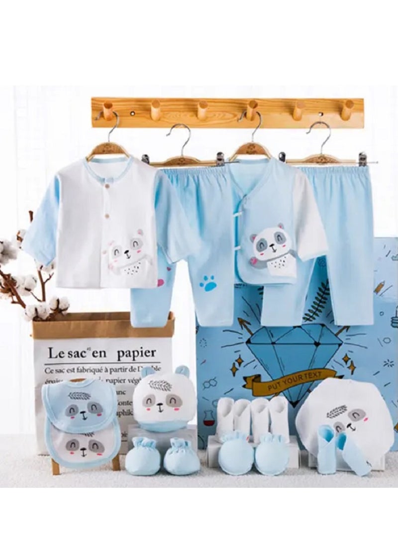 Gerenic 18PCS Newborn Baby Clothes, Soft Infant Suit, Baby Boys Outfits Set, Baby Gift for 0-6Months Toddlers - Image 1