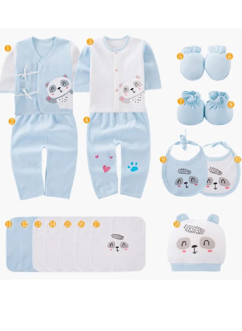 Gerenic 18PCS Newborn Baby Clothes, Soft Infant Suit, Baby Boys Outfits Set, Baby Gift for 0-6Months Toddlers - Image 2