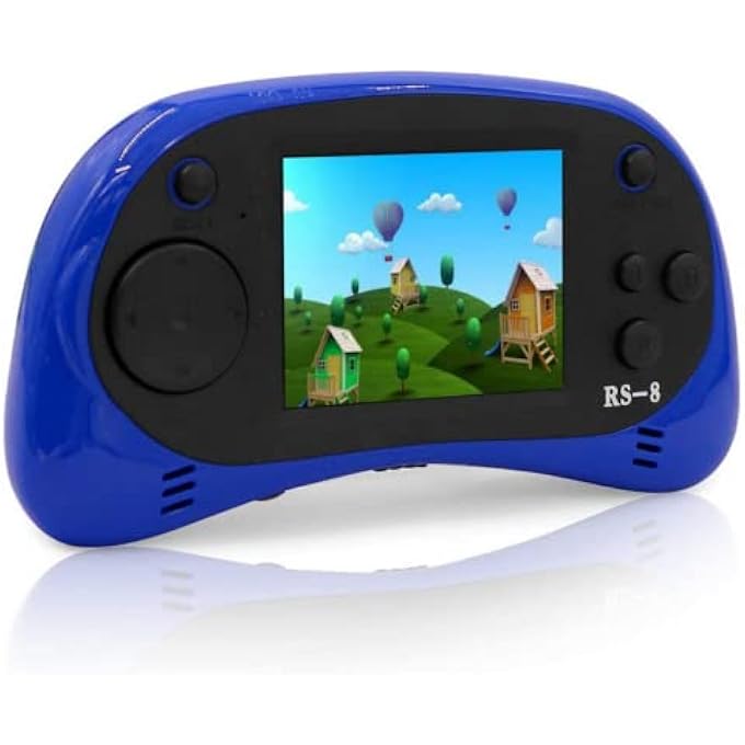 8 BIT 2.5 INCH RS-8 MINI FAMILY VIDEO GAME CONSOLE PORTABLE HANDHELD GAME PLAYERS BUILT-IN 260 CLASSIC GAMES AV TV OUTPUT TETRIS - Image 1