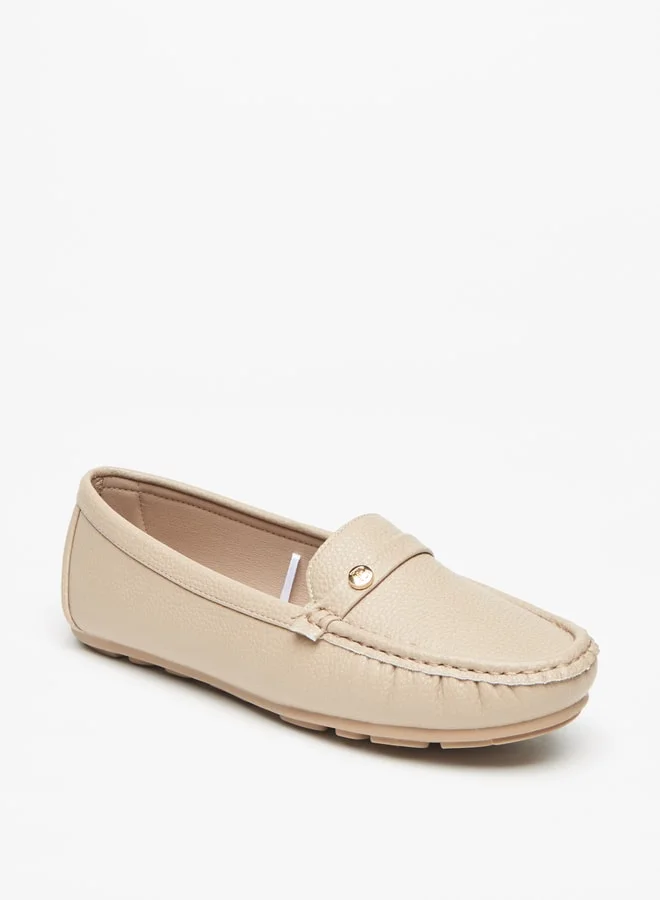 فلورا بيلا من شو إكسبرس Women's Textured Slip-On Moccasins