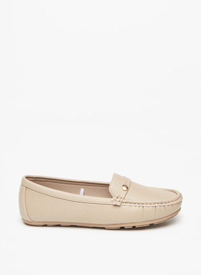 فلورا بيلا من شو إكسبرس Women's Textured Slip-On Moccasins