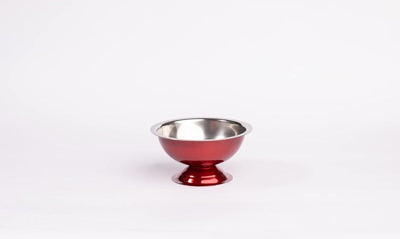 Beautifull and Attractive Ice Cream Cup Set of 4 Red Steel - Image 4