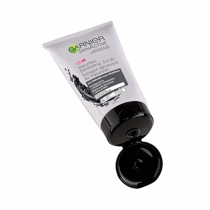 Garnier SkinActive Charcoal Blackhead Eliminating Scrub, 5 Fl Oz (150mL), 1 Count (Packaging Mary Vary) - Image 4