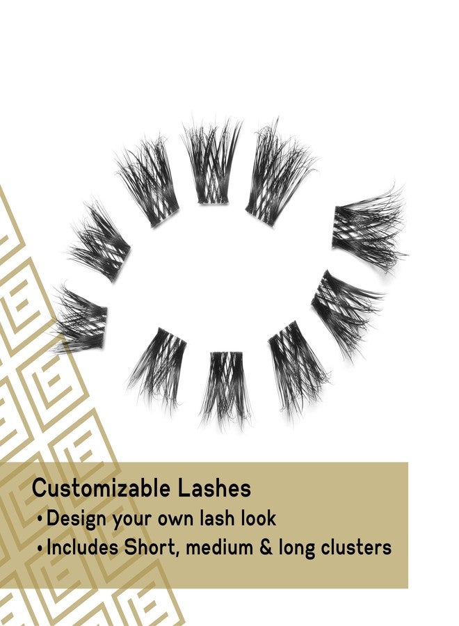 Eylure Luxe Faux Mink Mega Volume Eyelash Clusters - Image 4