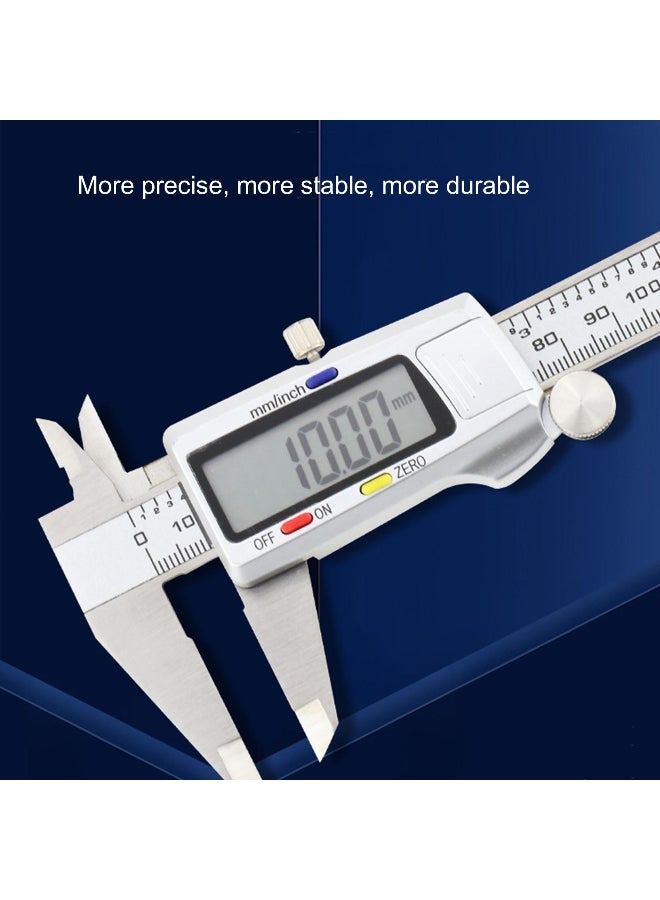 مسطرة رقمية إلكترونية من نوع فرنييه بدقة 0-150 مم أداة قياس فرنييه - Image 4