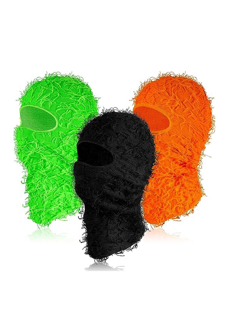 Excefore Balaclava Ski Mask, Full Face Mask, Windproof Face Cover Sun UV Protection, Thermal Windproof Winter Scarf, Men Women Outdoor Sport Cycling Cap 3PCS - Image 1