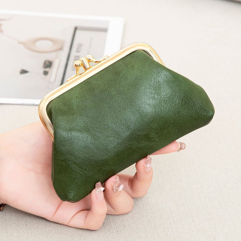 Multifunctional Solid Color PU Leather Wallet, RFID Blocking Design Portable Daily Storage Purse for Cards Cash Coin Business Use - Image 1