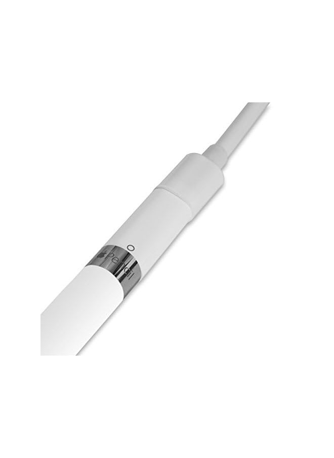 TechMatte Charging Adapter Cable for Apple Pencil and iPad Pro (2 Pack,White)  - Image 3