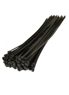 Generic Cable Ties 430mm x 4.6mm Strong and Durable Zip Ties for Electrical, Networking, and Home Use, Black Colour Pack of 100 Ties 