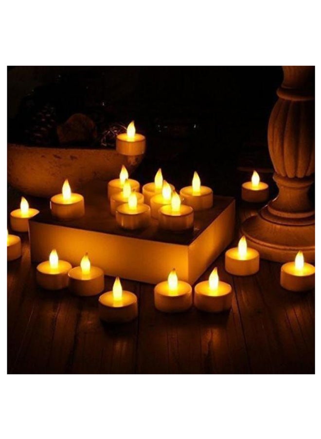 Voberry 12-Piece LED Realistic Flameless Candle Set White - Image 3